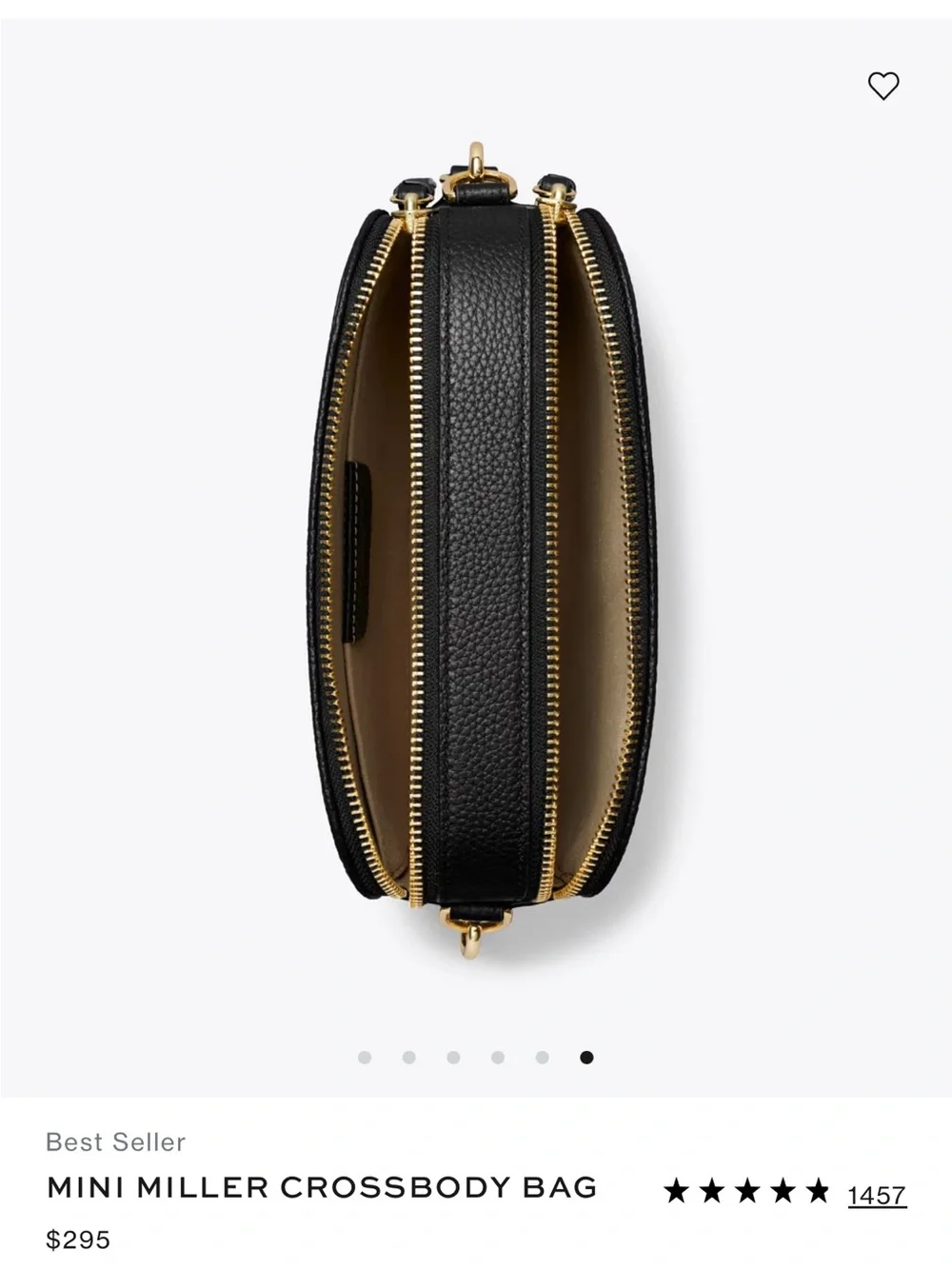 Tory Burch design secures embossed